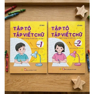 Sách - Bộ 3 cuốn Tập Tô Tập Viết Chữ, Số và Học Toán - Hành Trang Cho Bé Tự Tin Vào Lớp 1 - Ndbooks