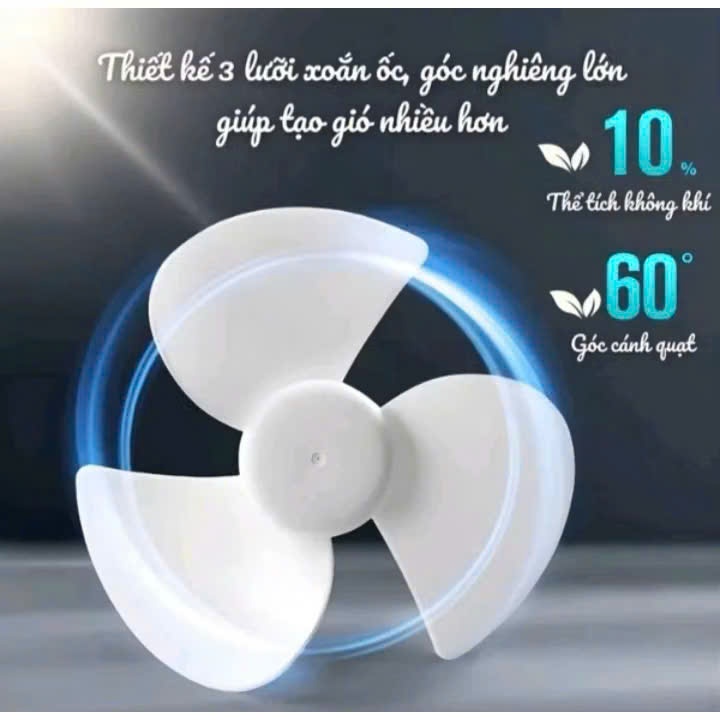 Quạt Trần Mini Gắn Đui Đèn E27 Kèm Phích Cắm – Quạt Trần Mini 3 Cánh Làm Mát Phòng, Quạt Tiết Kiệm Điện Cho Phòng