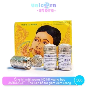 Ống Hít Thông Mũi Thái Lan Jarungjit Som O Gold Màu Bạc - Lẻ 1 Ống