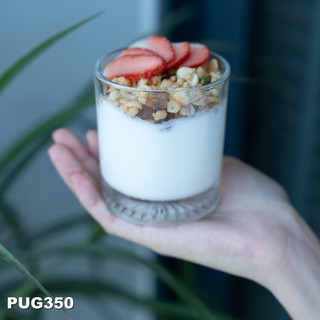 Bộ 6 ly cốc thủy tinh U Glass 240ml kiểu lùn đáy khía - PUG350, thủy tinh cao cấp
