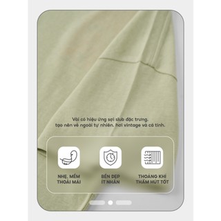 Áo phông trẻ em basic YODY đính mác trang trí KCTS26S009