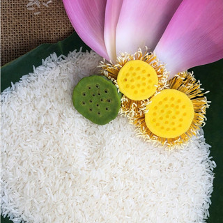 (COMBO 2 TÚI 1KG) Gạo dẻo thơm lài cao cấp, hạt cơm tơi mềm ngọt vị tự nhiên | Gạo Thuần Nguyên
