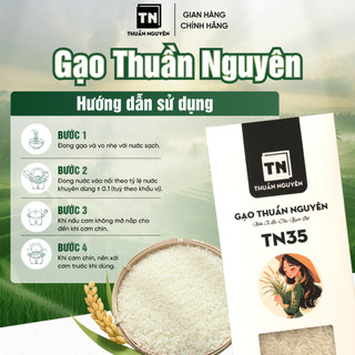 (COMBO 2 TÚI 1KG) Gạo dẻo thơm lài cao cấp, hạt cơm tơi mềm ngọt vị tự nhiên | Gạo Thuần Nguyên