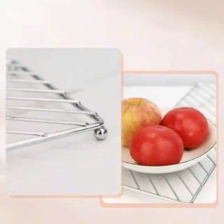 Rế lót nồi inox 4 bi tròn cao cấp kiểu dáng sang trọng,Tấm lót nồi 4 Bi inox- Rế Lót nồi cao cấp tiện dụng