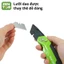 Dao rọc giấy dạng gập gọn Zentor Cao Cấp - Chất liệu thép nguyên khối - Lưỡi SK5 sắc bén