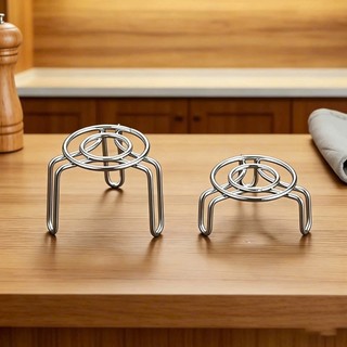 Giá hấp mini đa năng chất liệu thép không gỉ, chân hấp thức ăn thực phẩm tiện lợi, vỉ hấp mini