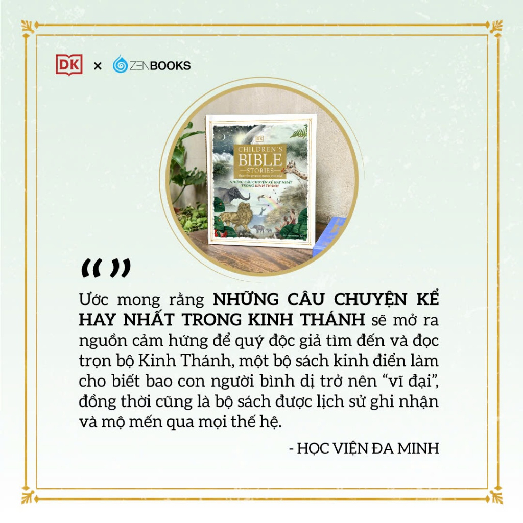 Sách - Những Câu Chuyện Kể Hay Nhất Trong Kinh Thánh - 300 Trang Tái Hiện Toàn Bộ Cựu Ước & Tân Ước