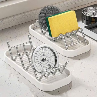 Giá đỡ xà phòng, giá đựng cước rửa chén tiết kiệm không gian, giá đẻ đồ cho bồn rữa chén