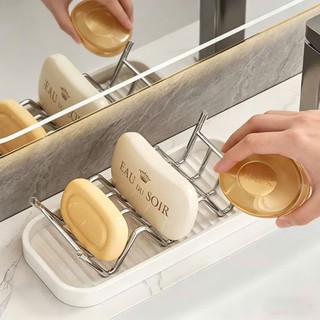 Giá đỡ xà phòng, giá đựng cước rửa chén tiết kiệm không gian, giá đẻ đồ cho bồn rữa chén