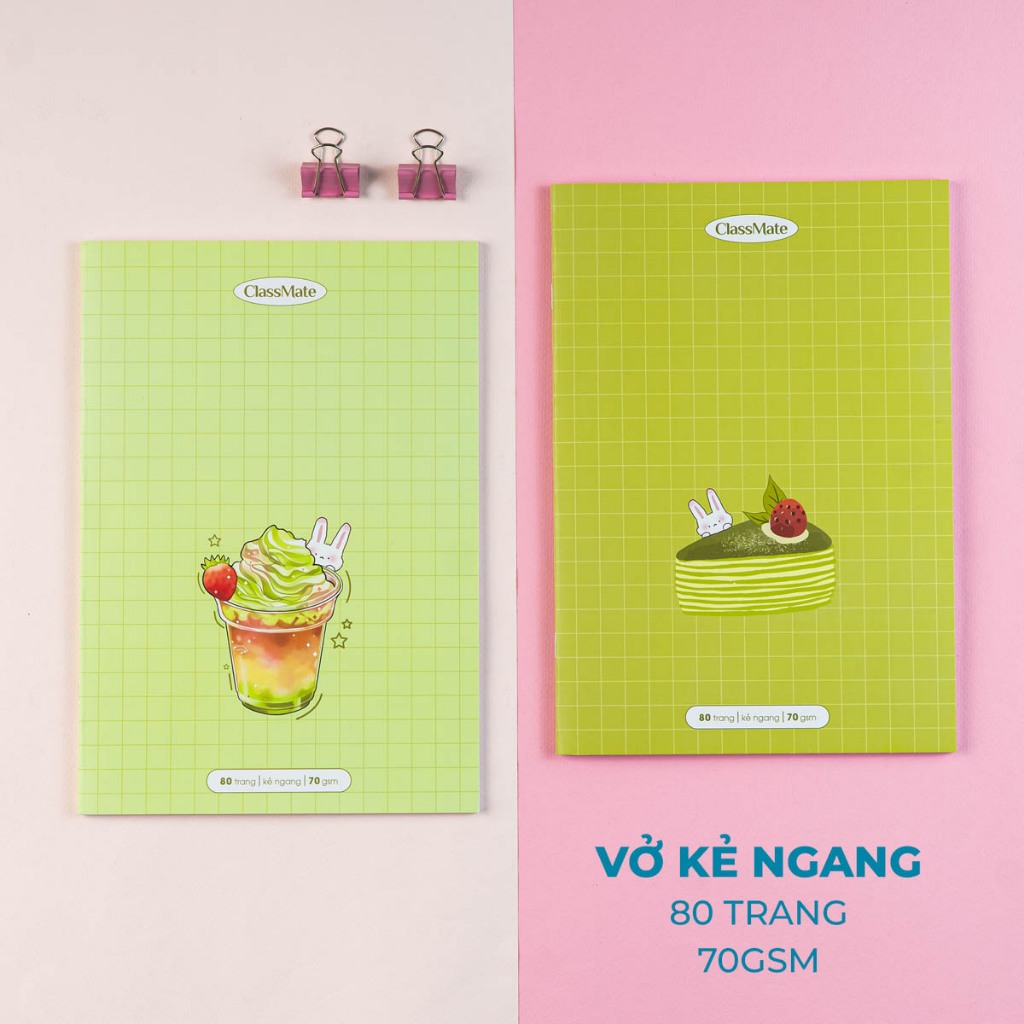 Vở Kẻ Ngang B5 Classmate 80 Trang 70gsm Tập Sinh Viên Bìa Matcha Vở Viết Bài Ghi Chép Cho Học Sinh Sinh Viên NB5-08-0344