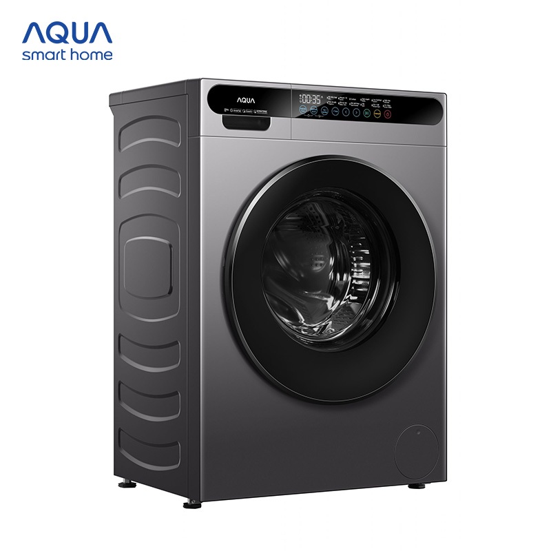 [SALE SỐC] Máy giặt cửa trước Aqua Inverter 8KG AW8-BP0533L(S8) - 1 chạm giặt ngay - Freeship toàn quốc - Hỗ trợ lắp đặt