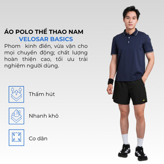 Áo Polo Thể Thao Nam VELOSAR LPS-60005 – Thoáng Khí, Nhanh Khô, Co Giãn