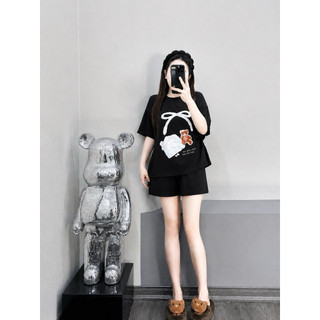 Set bộ đùi chất cotton 4C cao cấp mịn mát - gấu nơ