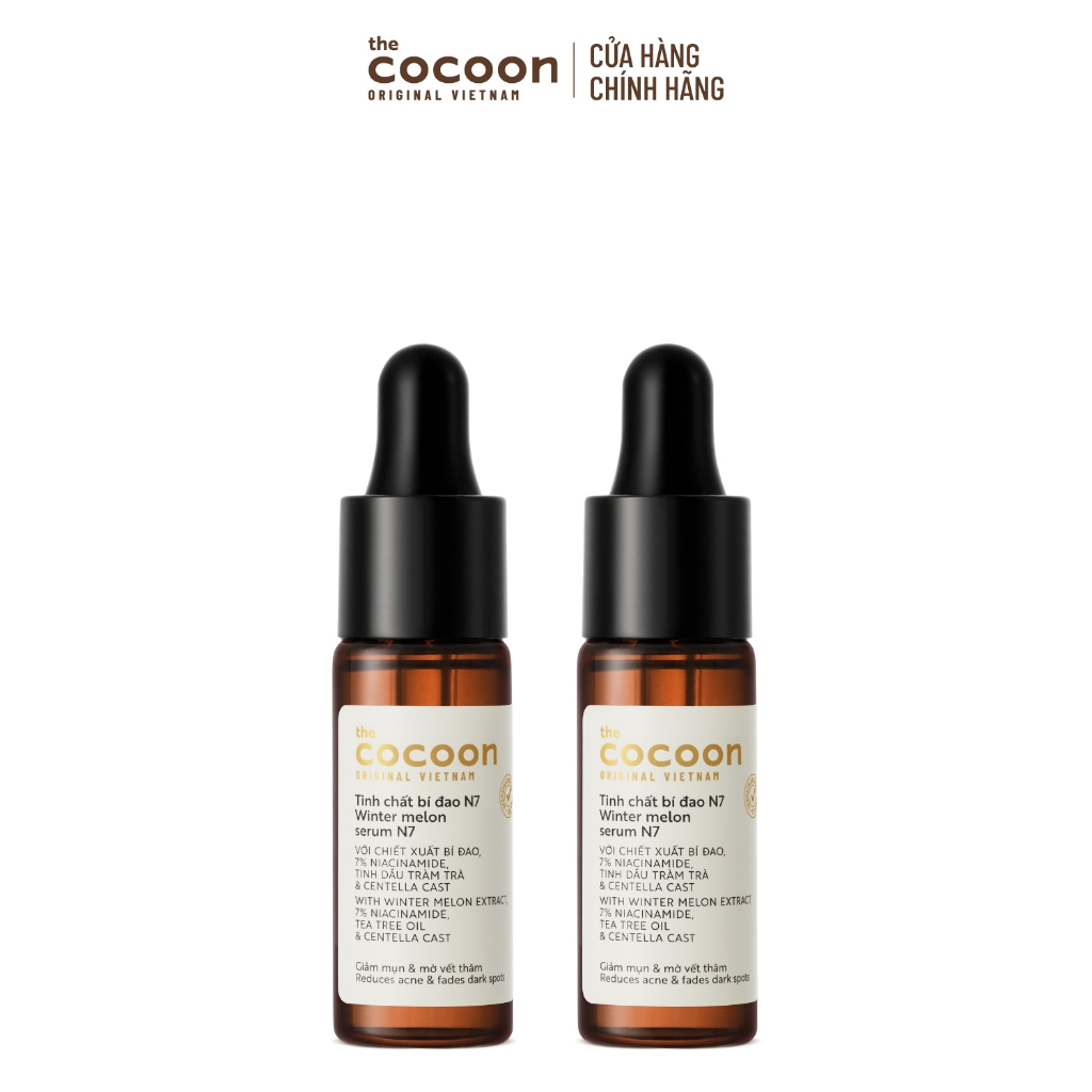 HÀNG TẶNG KHÔNG BÁN - Combo 2 Trial size - Tinh chất bí đao Cocoon 5ml