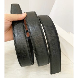 Dây lưng nam da bò trơn dùng cho khoá lăn rộng 3,5cm