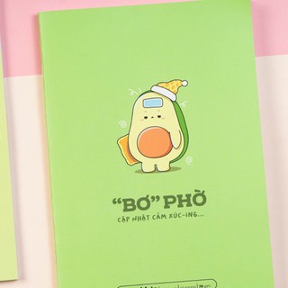Combo 5 Vở Kẻ Ngang Hình Bơ Classmate 80/120 Trang 70gsm Giấy Chống Lóa, Vở Học Sinh Sinh Viên Chống Thấm Ghi Chép