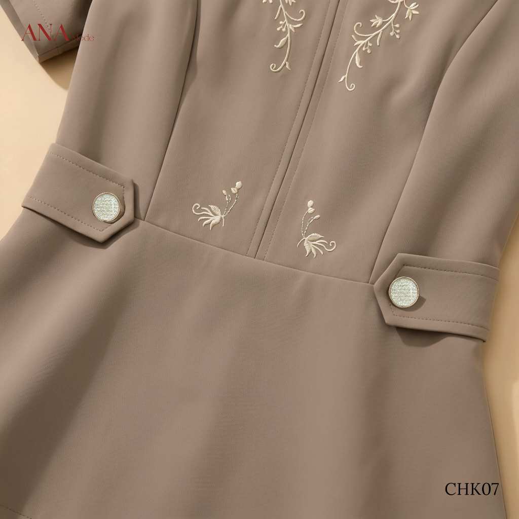 Áo Kiểu Trẻ Trung Trung Niên ANA Mode Chất Liệu Cotton Lạnh Thoáng Mát Đi Tiệc Quà Tặng Mẹ AK25CHK07