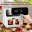 Nồi chiên không dầu hơi nước Qcooko , Dung tích 6L, Công suất 1400W, 3S làm nóng, có cửa trong suốt