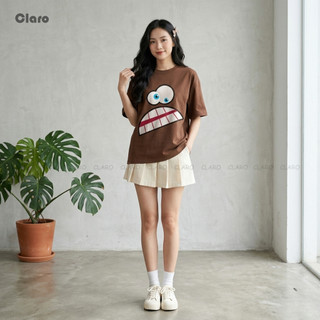Áo Thun Oversize Nam Nữ Cotton 100% 250GSM Áo Team Áo Nhóm Unisex Crazy Face