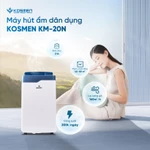 Máy Hút Ẩm Dân Dụng Kosmen KM-20N Thích Hợp Không Gian 80m2, Hút Ẩm Công Suất 80m2 - Hàng Chính Hãng BH 2 Năm — ảnh 2