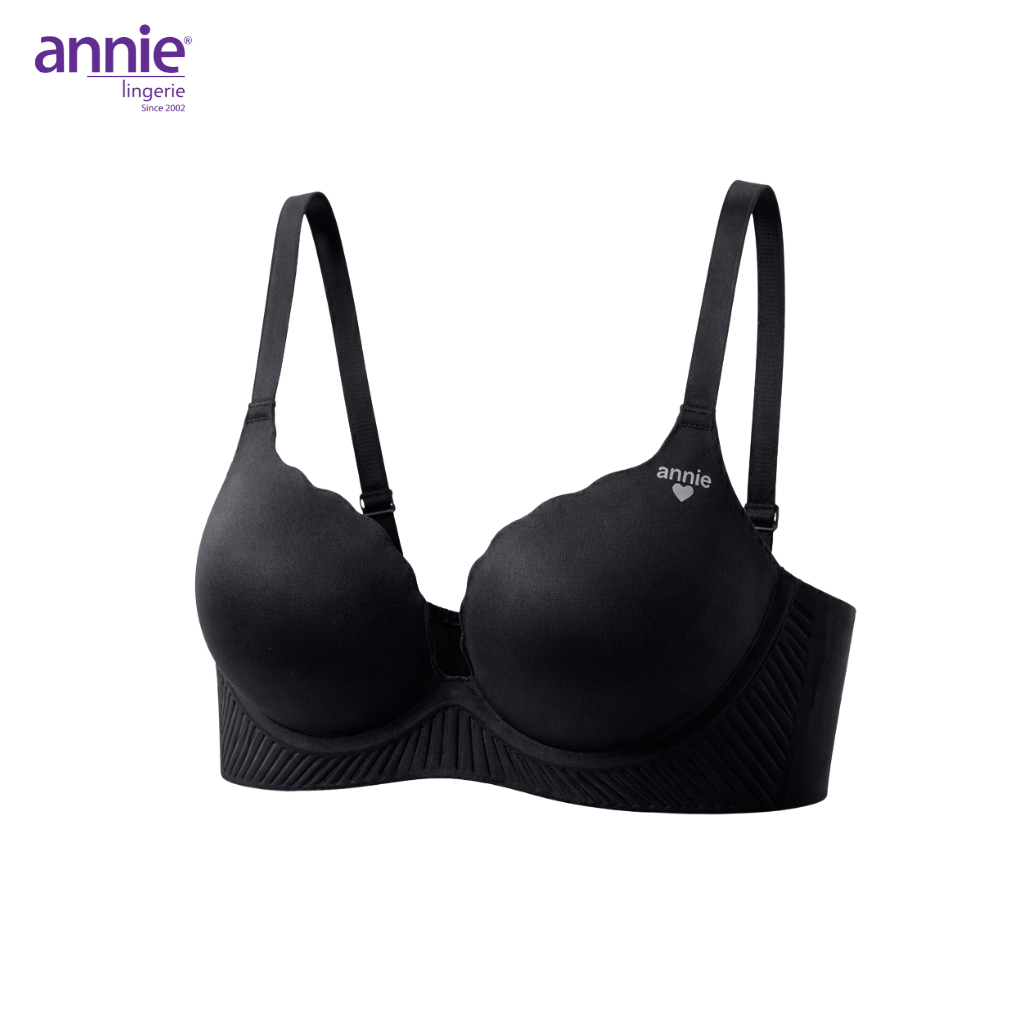 Áo Ngực Nữ Su Đúc Không Gọng annie Bra 8555 Cúp B  Êm Ái, Mút Dày 3CM Nâng Đẩy Tự Nhiên, Su Đúc Không Viền Thoáng Khí