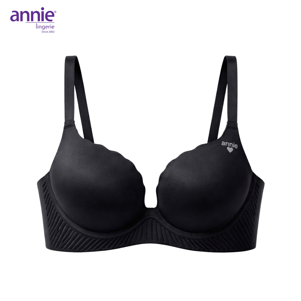 Áo Ngực Nữ Su Đúc Không Gọng annie Bra 8555 Cúp B  Êm Ái, Mút Dày 3CM Nâng Đẩy Tự Nhiên, Su Đúc Không Viền Thoáng Khí