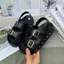 Sandal Nữ Quai Da, Dép Sandal Phối Đinh Chất Da Mềm Êm Chân Màu Đen Kem N52 || AnshoesDynasty
