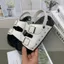 Sandal Nữ Quai Da, Dép Sandal Phối Đinh Chất Da Mềm Êm Chân Màu Đen Kem N52 || AnshoesDynasty