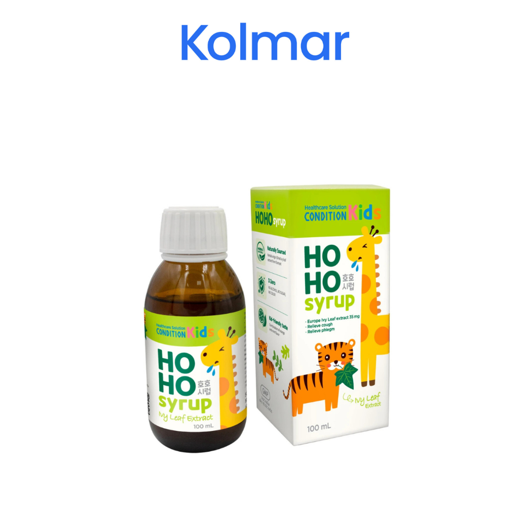 Siro Ho Cho Bé CONDITION KIDS HOHO Hỗ Trợ Giảm Ho -Thực Phẩm Bảo Vệ Sức Khoẻ (Chai 100ml)