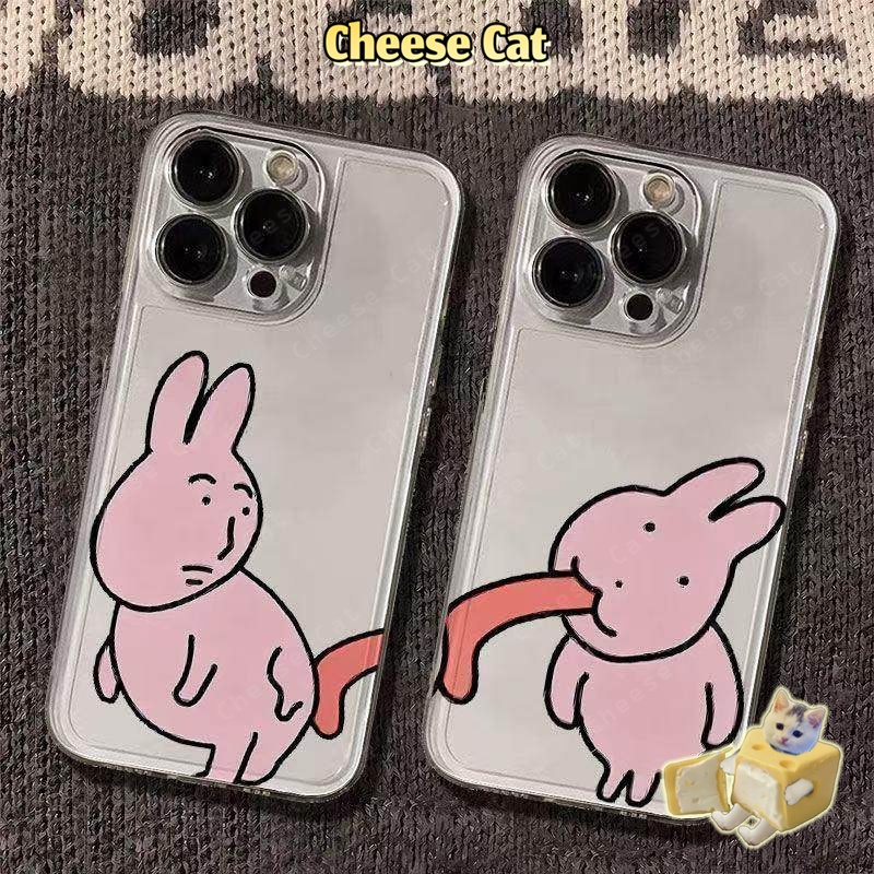 Hài hước Cặp đôi ốp lưng iPhone Ốp bảo vệ trong suốt cho iPhone Xs Max XR 11 12 13 14 15 16 17 Pro Max 7 8Plus SE2 SE3