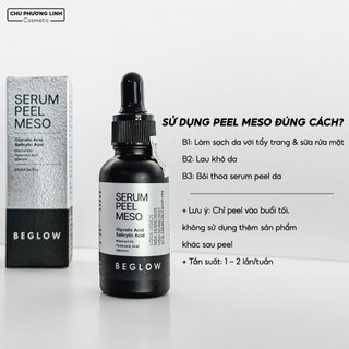 Combo 2 Serum Peel Meso Beglow CB0292 - Hỗ Trợ Giảm Mụn, Làm Đều Màu Da, Tăng Cường Hấp Thụ Cho Da