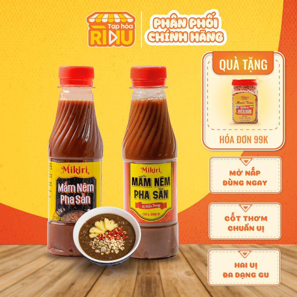 Combo 2 Mắm Nêm Pha Sẵn Mikiri 230g - Tinh Túy Ẩm Thực Việt, Đậm Đà Vị Ngon Truyền Thống