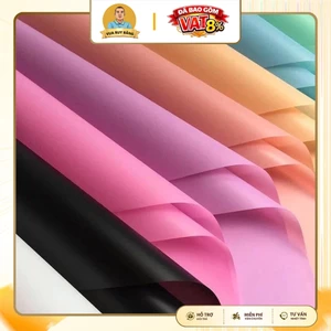 1 xấp 20 Tờ Giấy 1 Mặt Trơn, Giấy Gói Hoa Hàng Đẹp Loại 1, Gói Hoa, Trang Trí