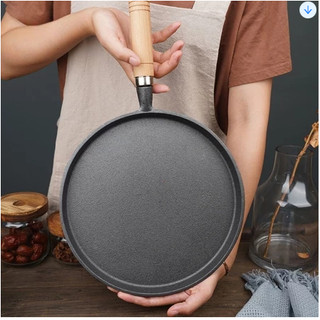 Chảo chống dính, chảo gang làm bánh xèo chiên trứng 20cm thích hợp với mọi loại bếp