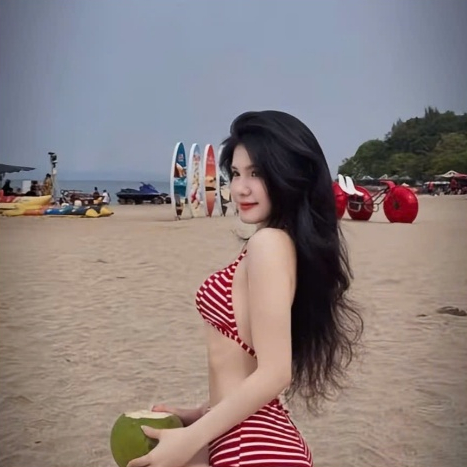 Sét Bikini, Đồ Bơi  2 Mảnh Sọc Quần Mini, Áo Tam Giác Co Giản 4 Chiều Tôn Dáng LanbiShop