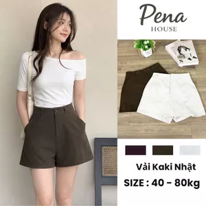 Quần Váy Dáng Ngắn Vải Kaki Mềm Cạp Lưng Cao Co Giãn Thoải Mái Thời Trang Nữ Bigsize - Pena House 583