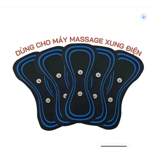 Combo 5 Miếng Dán Hình Bướm Màu Xanh Thay Thế Có Gel Dính Phù Hợp Mọi Máy Massage EMS Xung Điện (hàng tốt)