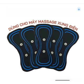 Combo 5 Miếng Dán Hình Bướm Màu Xanh Thay Thế Có Gel Dính Phù Hợp Mọi Máy Massage EMS Xung Điện (hàng tốt)