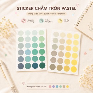 STICKER CHẤM DOT TO