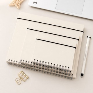 Sổ Gáy Lò Xo – A4/B5/A5 – Giấy Đẹp, Bìa Cứng, Ghi Chép Học Tập