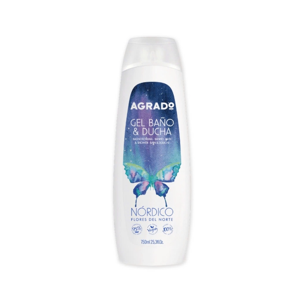 A76_ Sữa Tắm Tây Ban Nha Agrado 750ml (chai cao)
