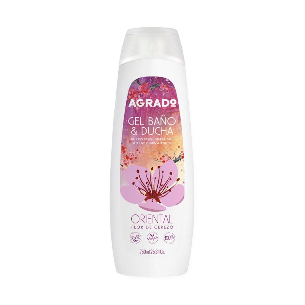 A76_ Sữa Tắm Tây Ban Nha Agrado 750ml (chai cao)