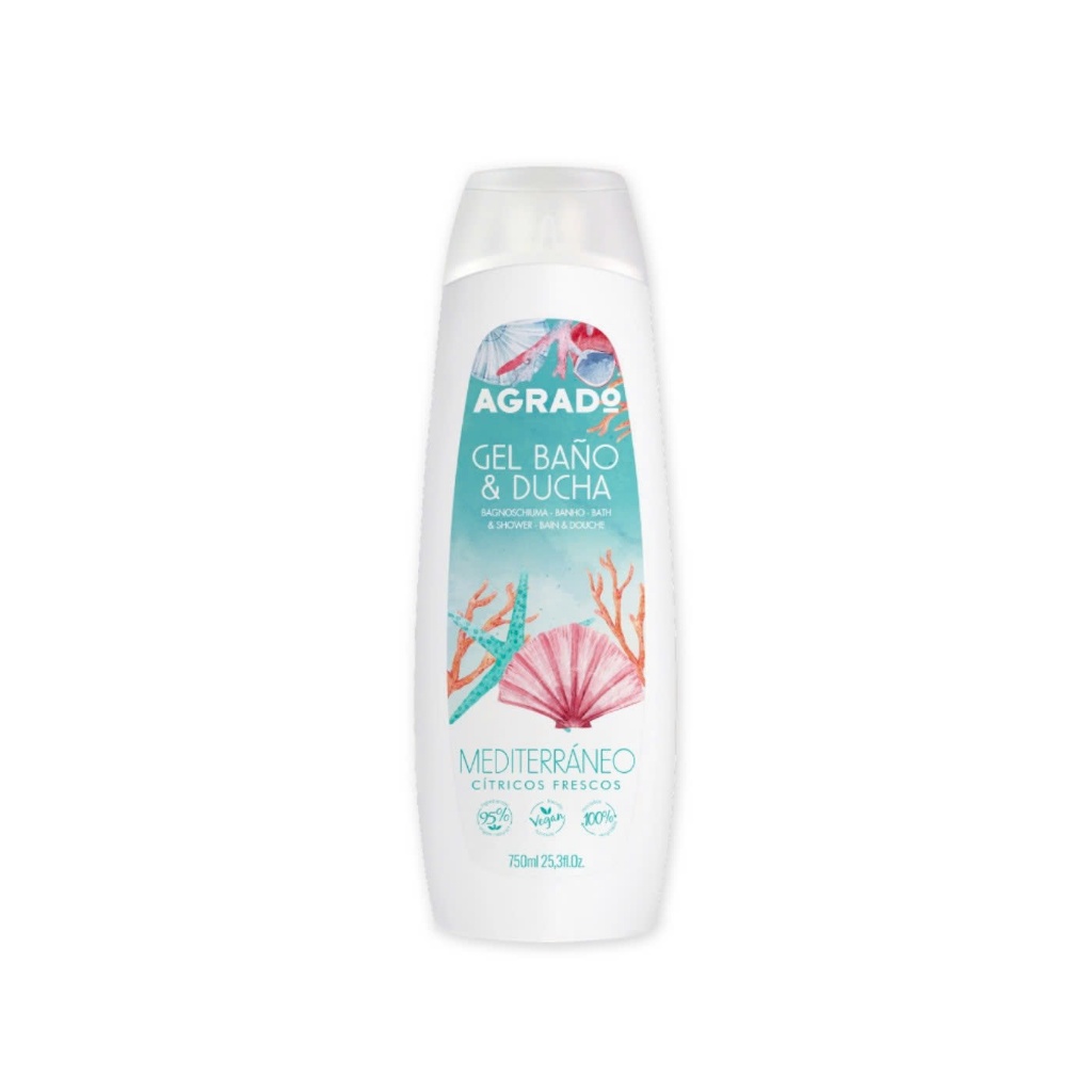 A76_ Sữa Tắm Tây Ban Nha Agrado 750ml (chai cao)
