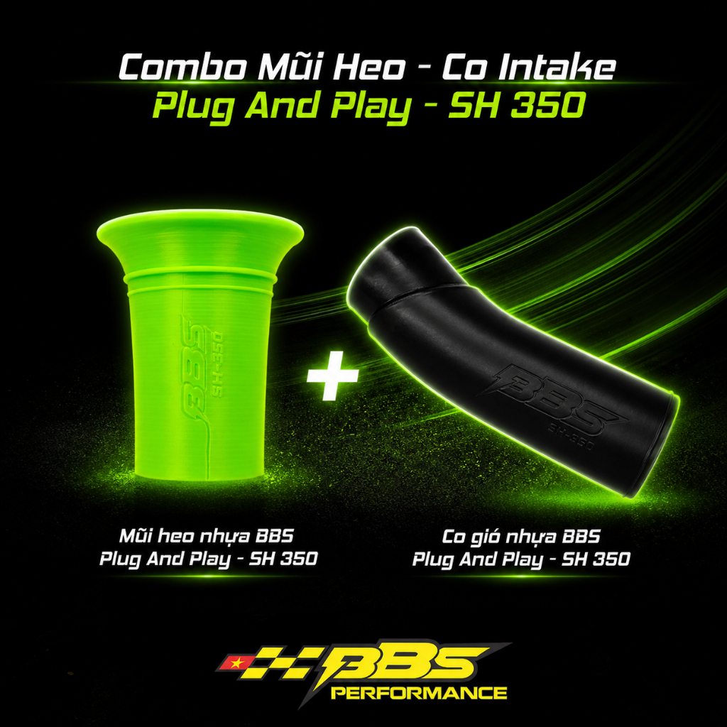 COMBO Mũi Heo - Co Intake Các Dòng Xe