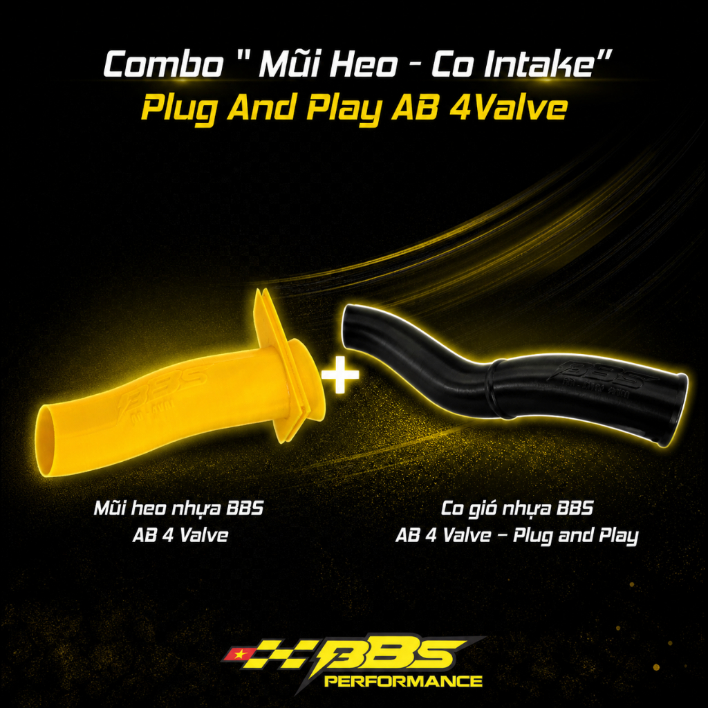 COMBO Mũi Heo - Co Intake Các Dòng Xe