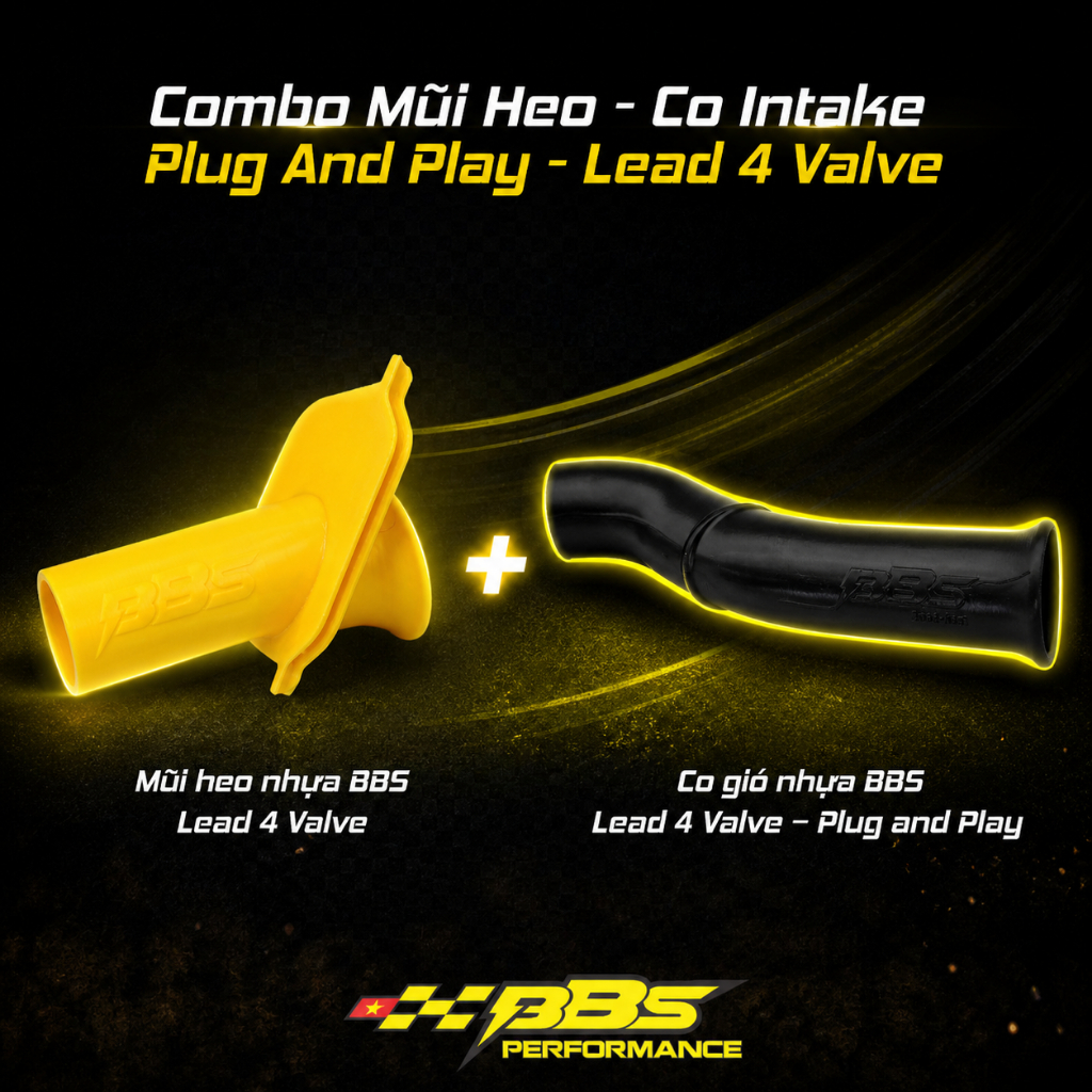 COMBO Mũi Heo - Co Intake Các Dòng Xe