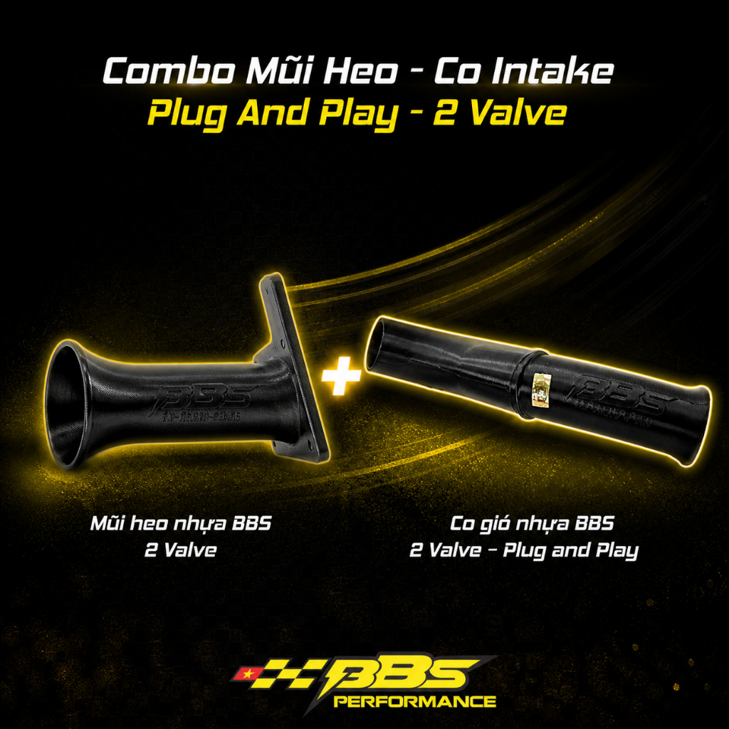 COMBO Mũi Heo - Co Intake Các Dòng Xe