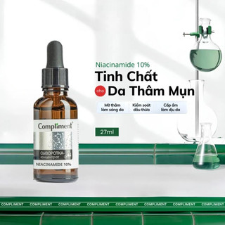 Tinh Chất Compliment Niacinamide 10% Serum Hỗ Trợ Ngăn Ngừa Mụn Và Dưỡng Trắng Cho Da Dầu 27ml