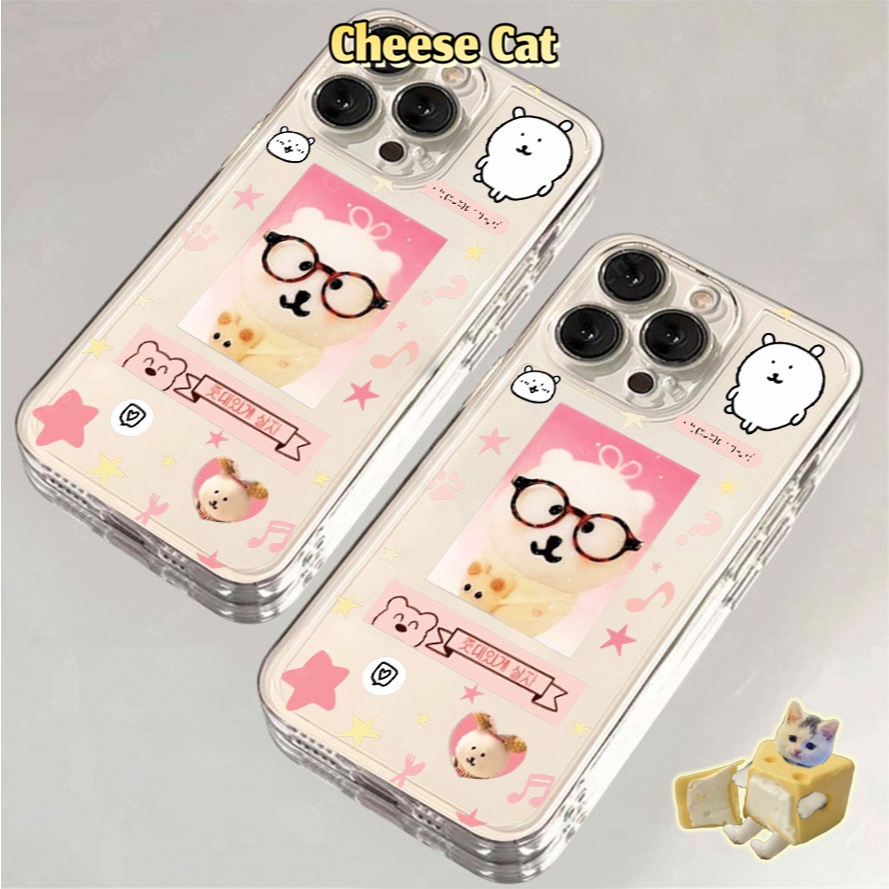 cho Joke Bear Ốp lưng iPhone cặp đôi cho iPhone 13 12 11 Xs XR 14 15 16 17 Pro Max 7 8Plus SE2 SE3 Vỏ bảo vệ trong suốt