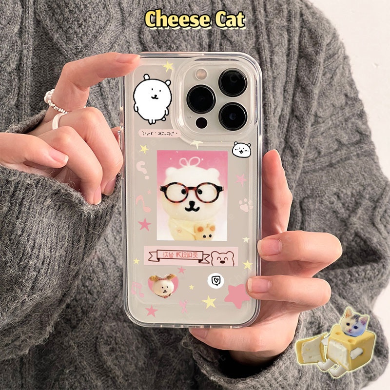 cho Joke Bear Ốp lưng iPhone cặp đôi cho iPhone 13 12 11 Xs XR 14 15 16 17 Pro Max 7 8Plus SE2 SE3 Vỏ bảo vệ trong suốt